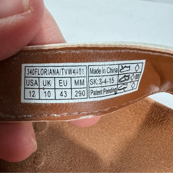 Vionic Floriana White Beaded Thong Comfort Flip Flop Sandals Women’s Size 12 - Picture 11 of 12